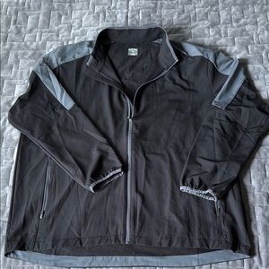 Callaway Black and Gray Windbreaker Waterproof Golf Jacket
